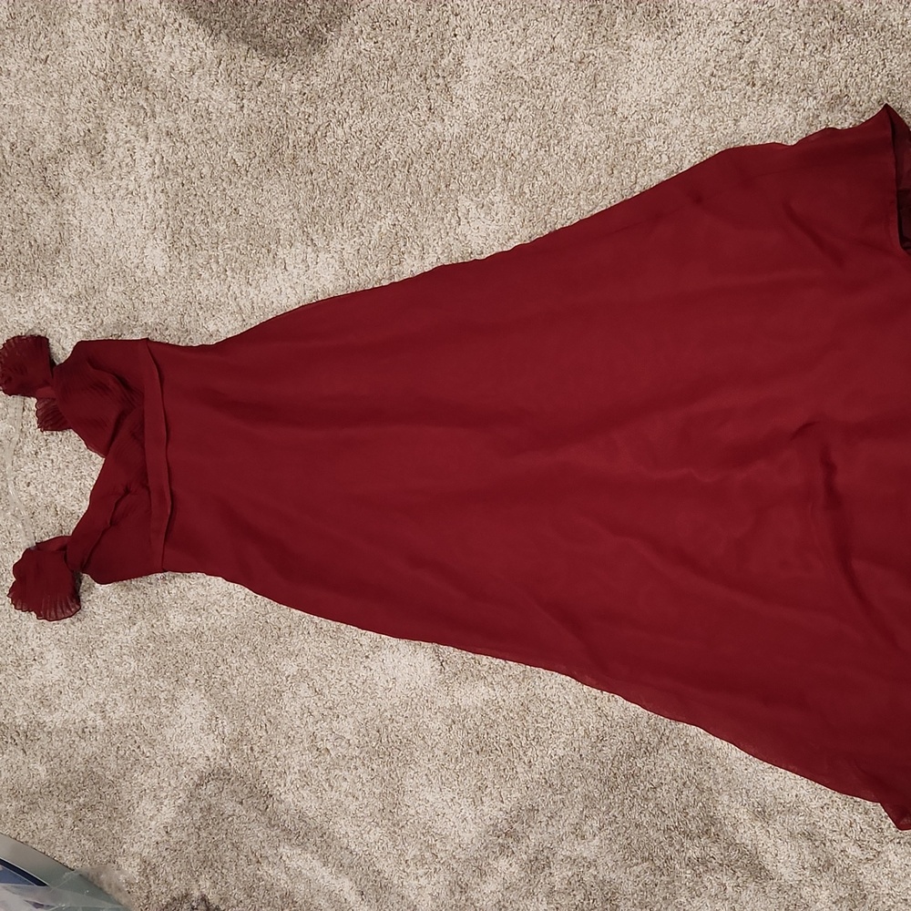 Gently Worn vintage burgundy dress